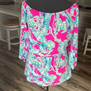 Lily Pulitzer Lobster print romper